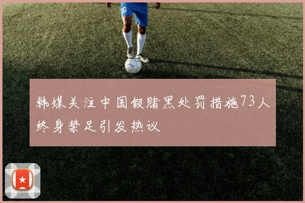 韩媒关注中国假赌黑处罚措施73人终身禁足引发热议